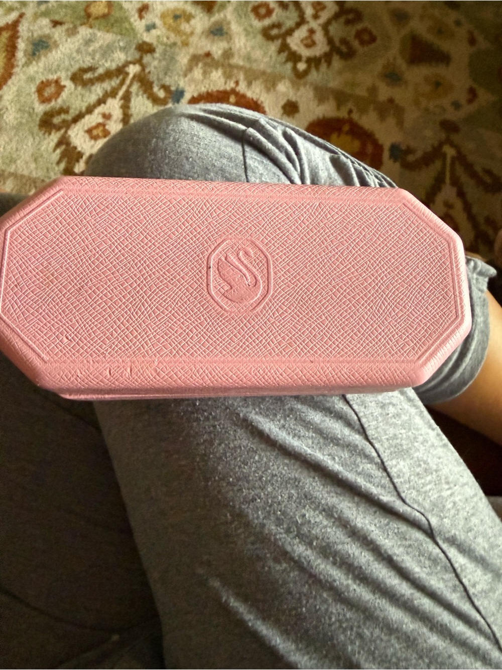 Swarovski prescription glasses with Pink  Case with Embossed S Logo